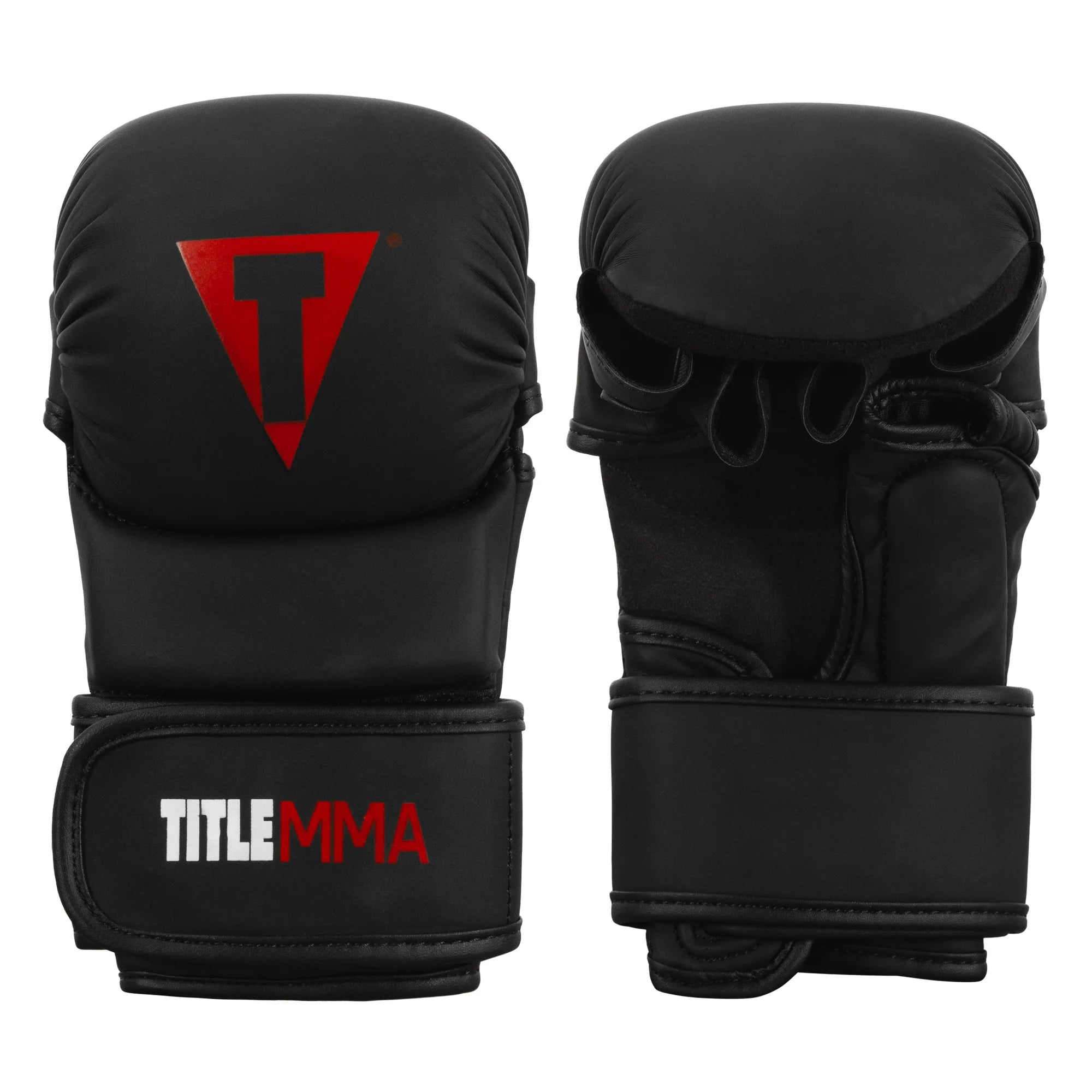 MMA Gloves Title Striker Sparring Black - Regular Size
