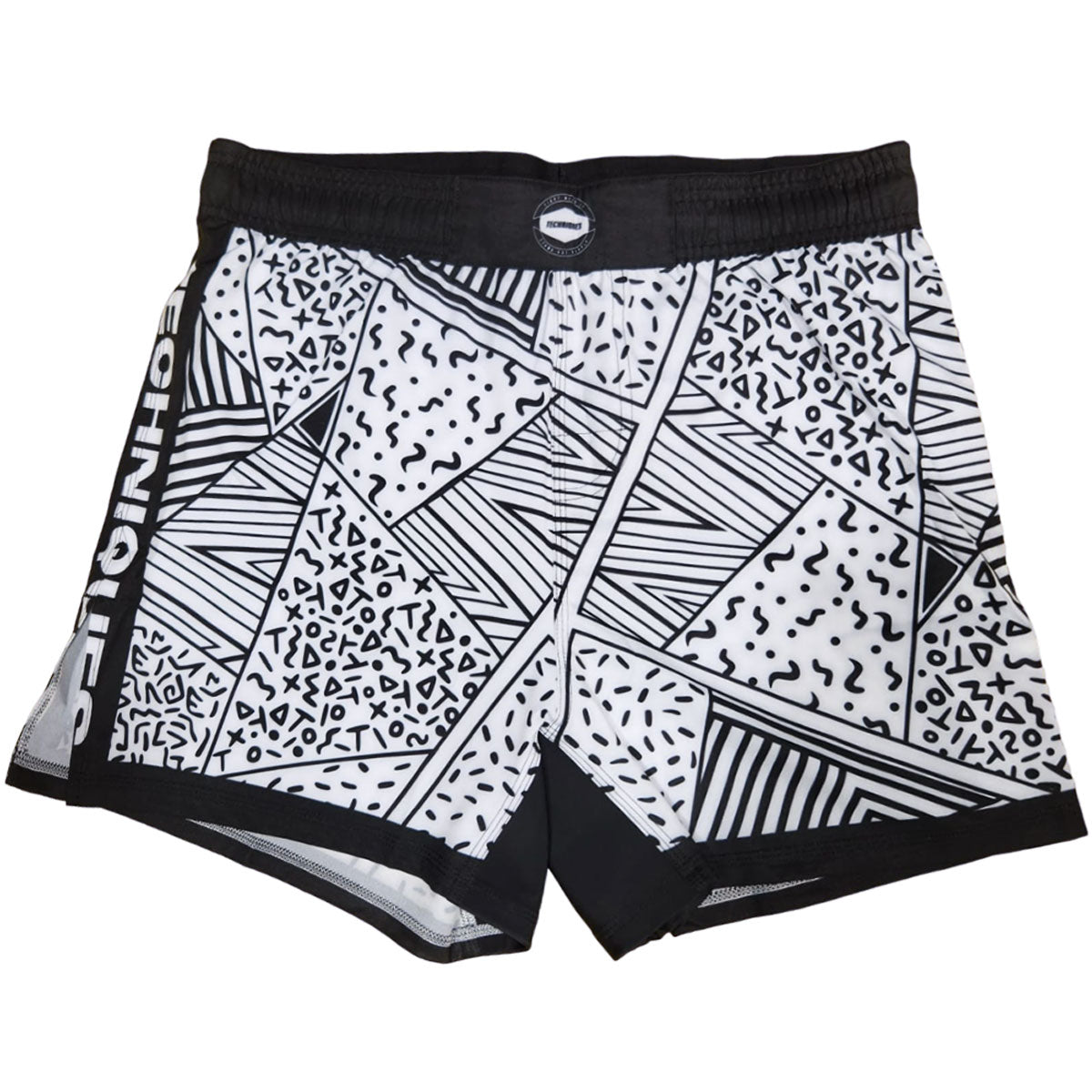 Shorts Martial Arts Cookies n’ Cream MMA Black White Techniques Canada - L Size