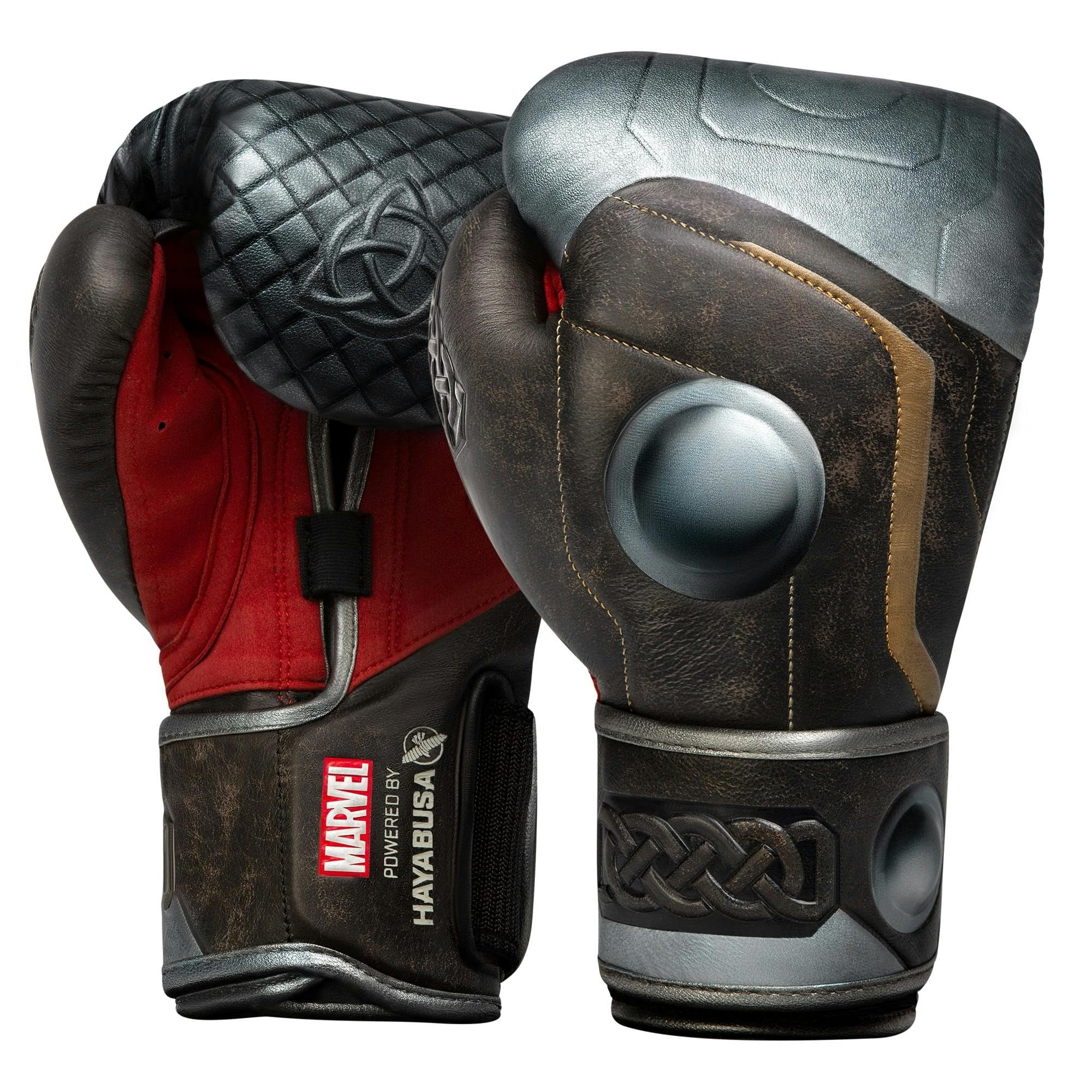 Boxing Gloves Hayabusa Marvel's Thor Brown Silver - 16 OZ
