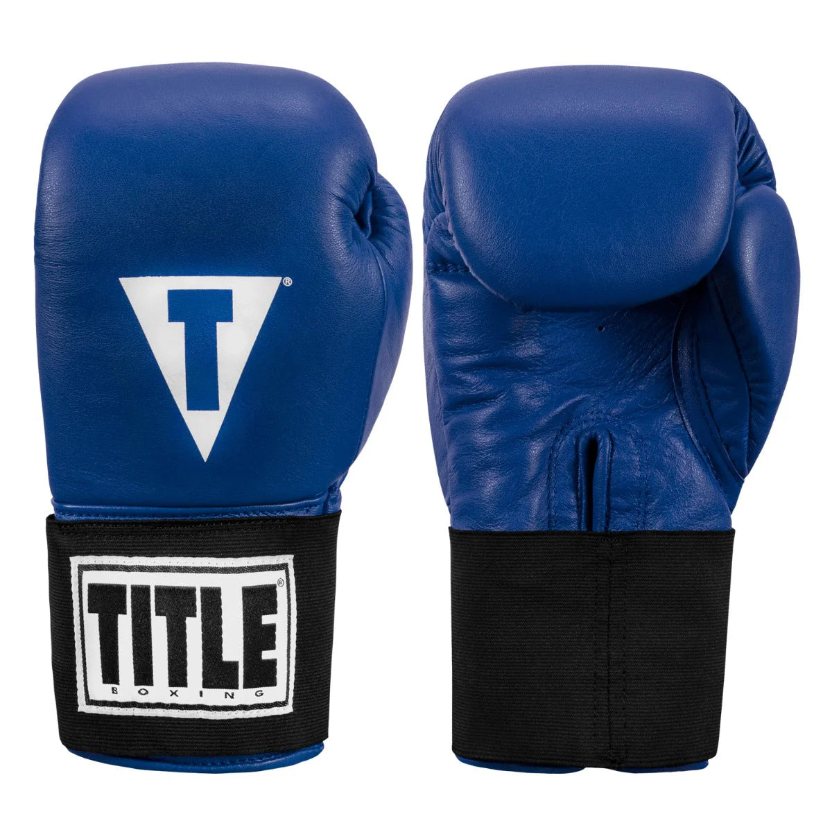 Boxing Gloves - Elastic Title Masters USA Boxing Competition Blue - 16 OZ