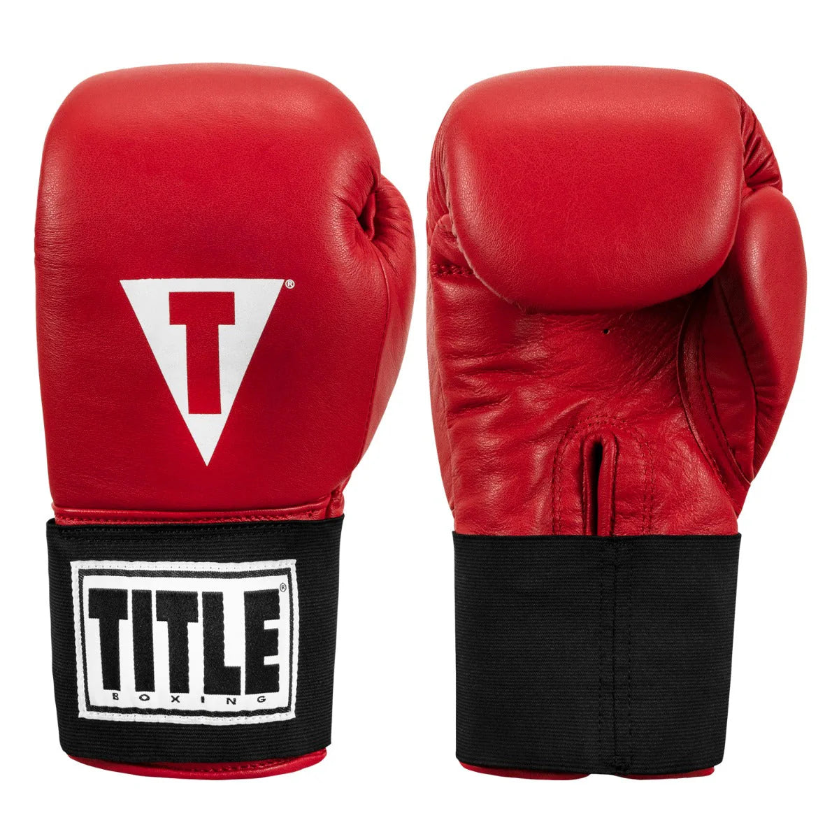 Boxing Gloves - Elastic Title Masters USA Boxing Competition Red - 16 OZ