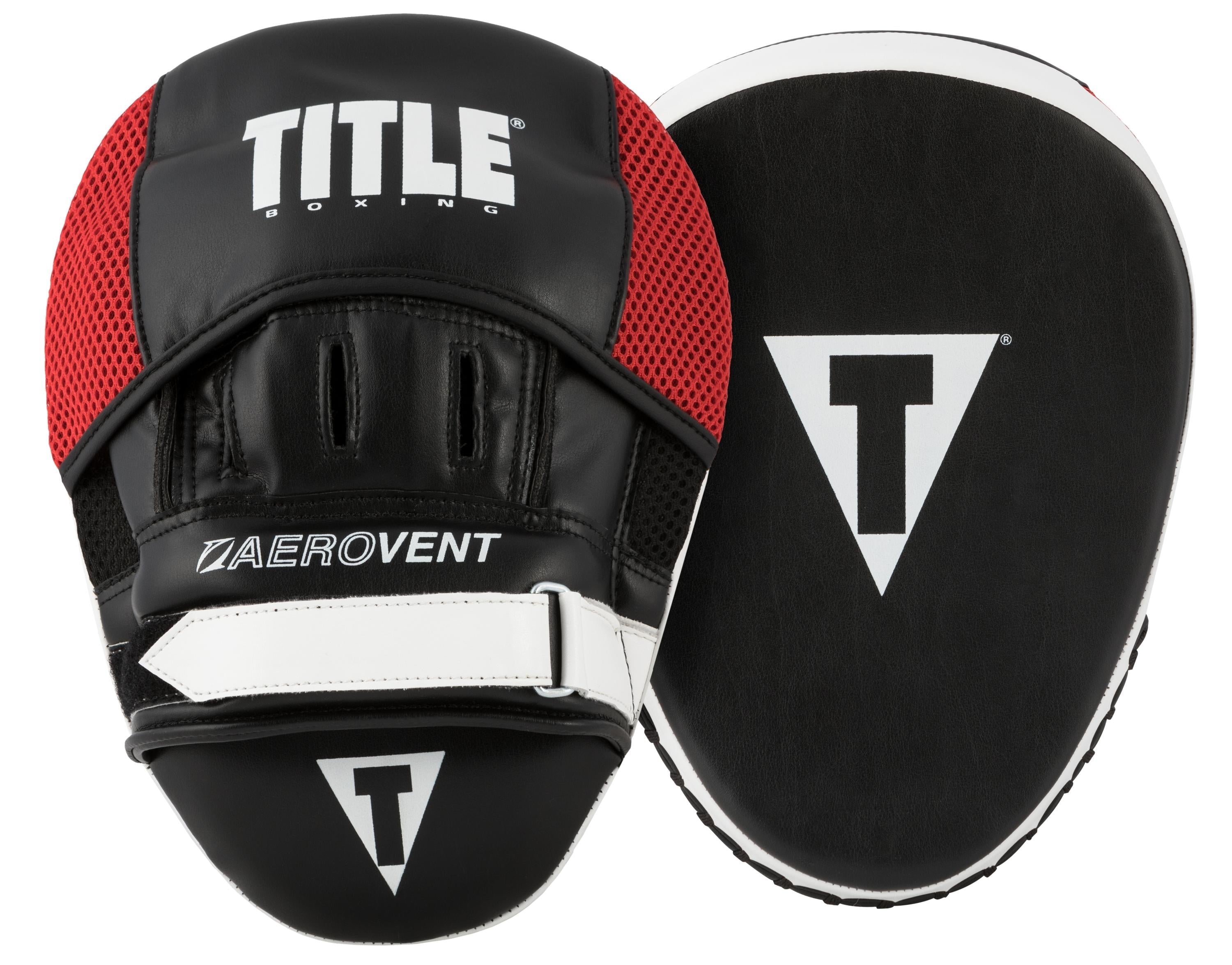 Focus Mitts Boxing Aerovent Excel Incredi-Mitts 2.0 Title Black/Red/White - One Size
