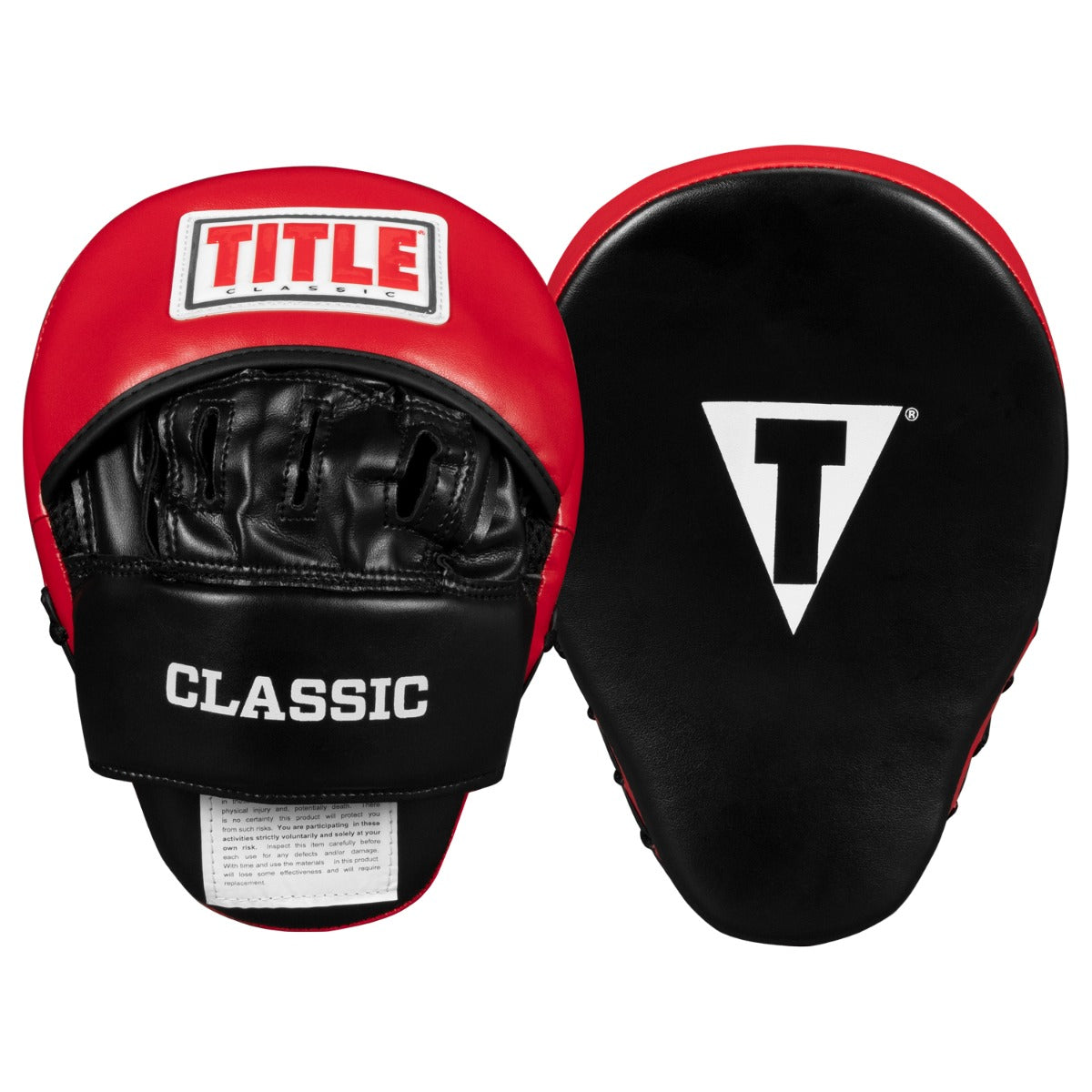 Focus Mitts Classic Charge Title Black/Red - One Size