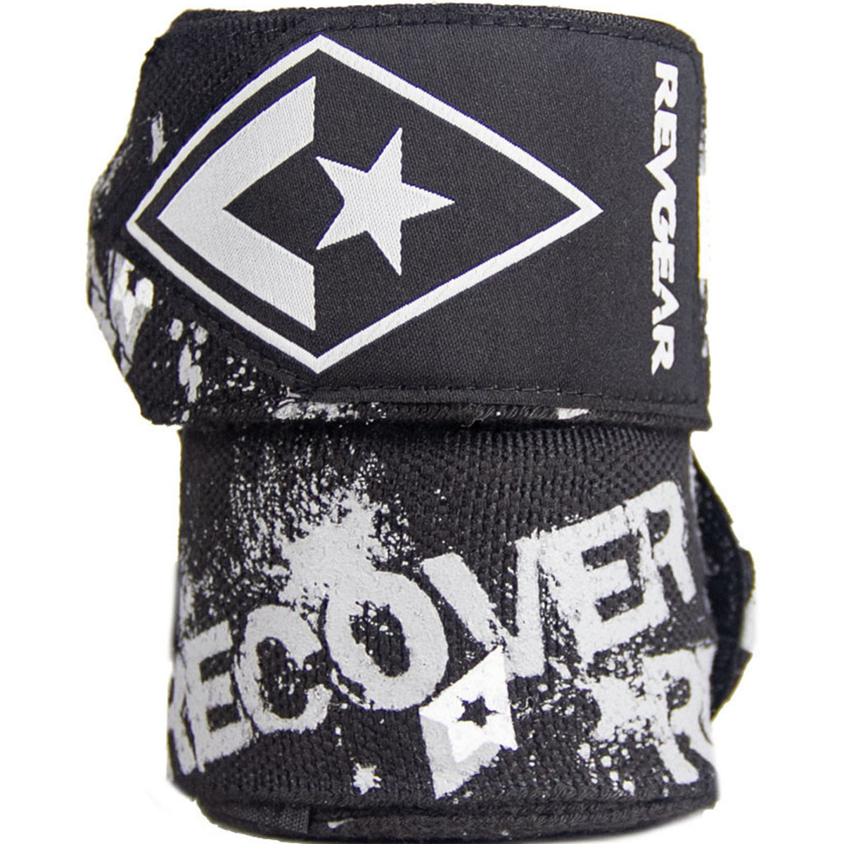Handwraps Revgear Pro Series Elastic Train Fight Recover Repeat Black - 2x180 inch/4.5 m