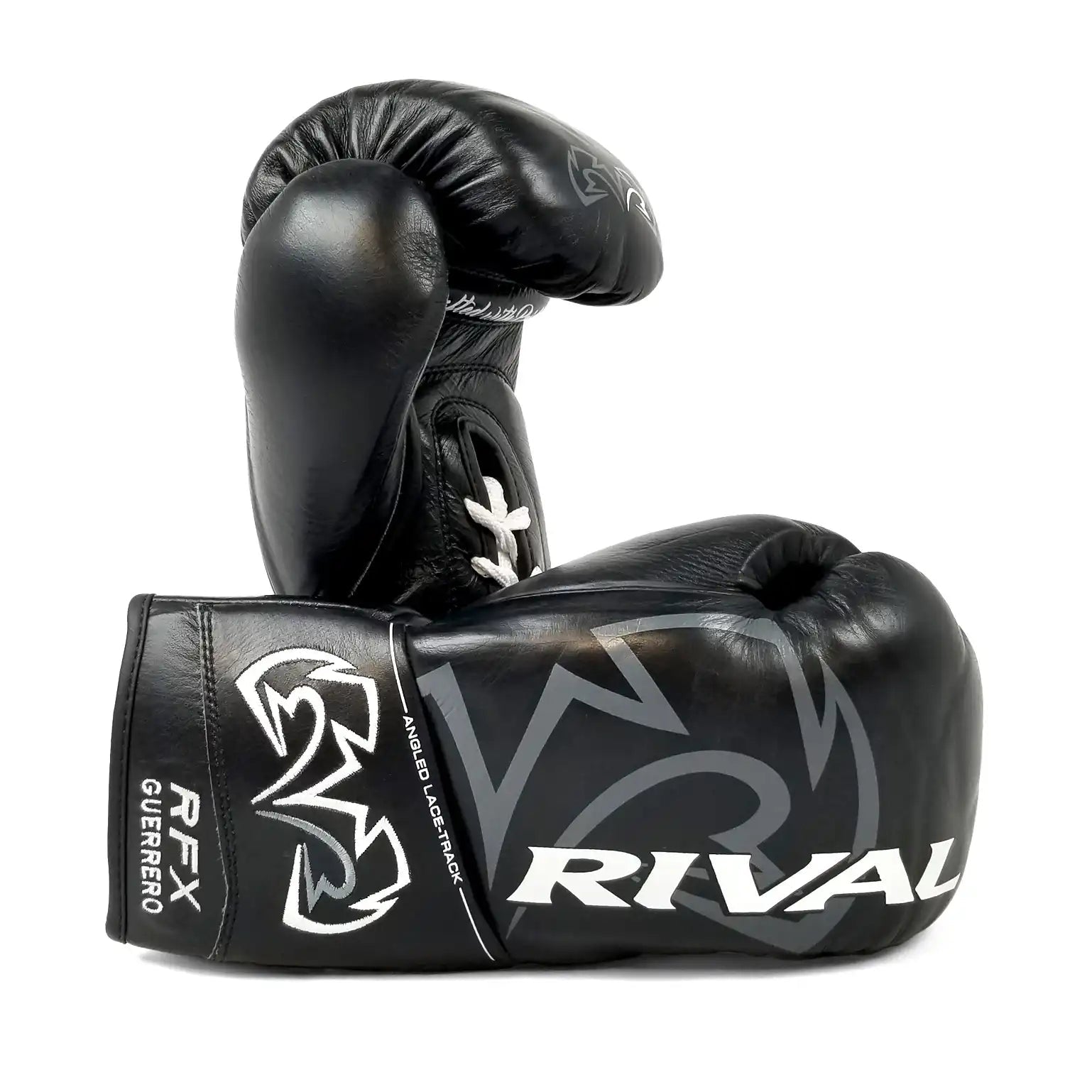 Boxing Gloves Rival RFX-Guerrero Pro Fight - SF-H Lace-up Black - 8 OZ