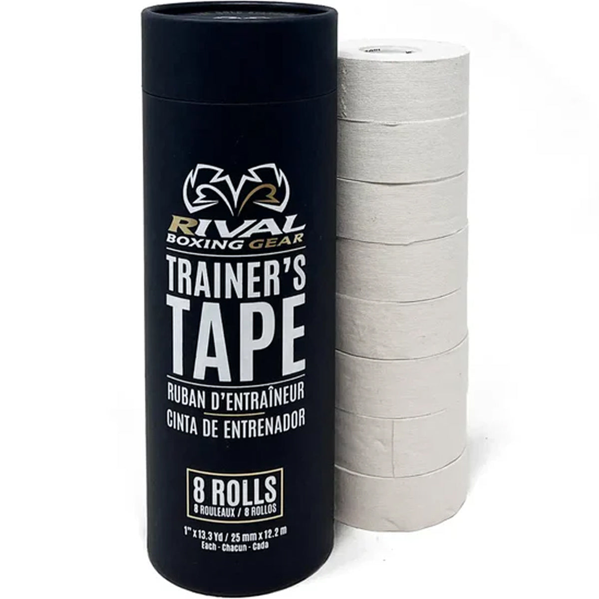Tape Rival Trainers - Tube of 8 Rolls - 24mm x 12m Size