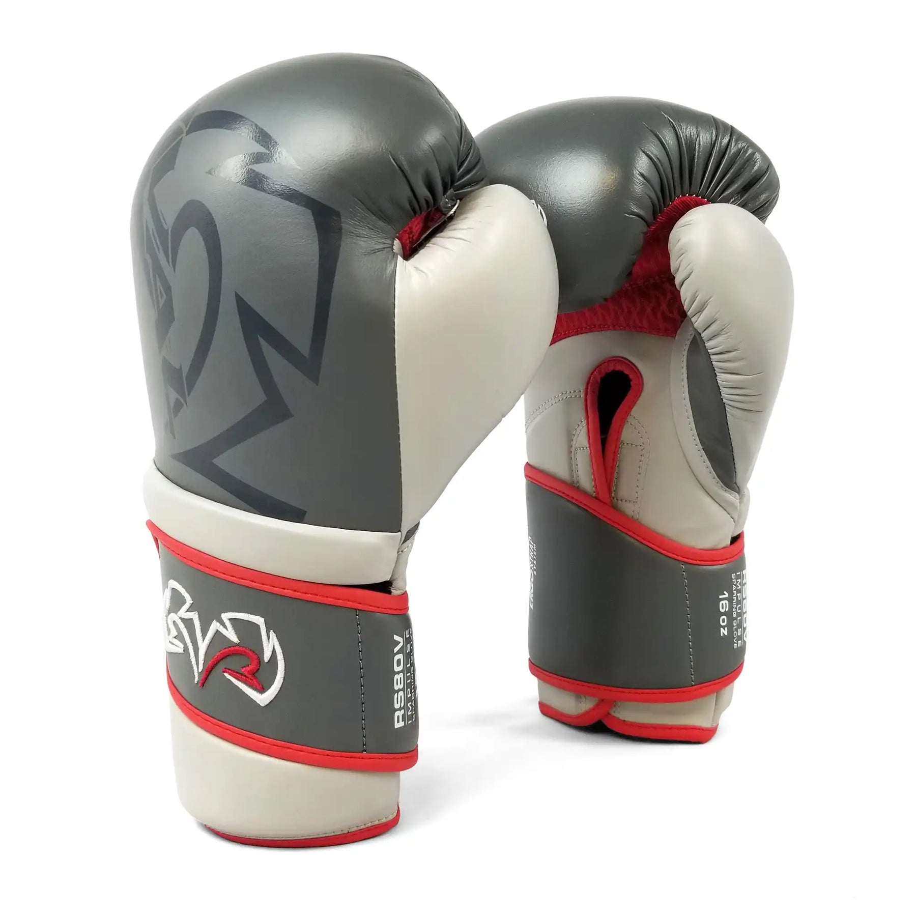 Boxing Gloves Rival RS80V Impulse Sparring Grey - 14 OZ