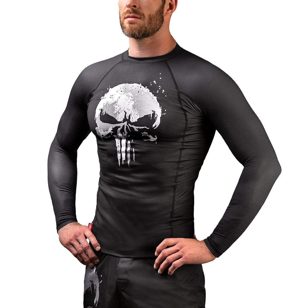 Rash Guard Hayabusa Marvel's The Punisher Long Sleeve Black - L Size