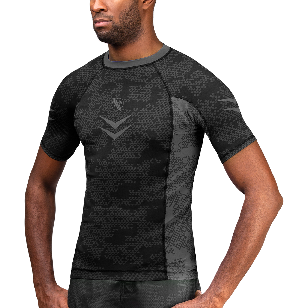 Rash Guard Hayabusa Ranked Short Sleeve Black - M Size