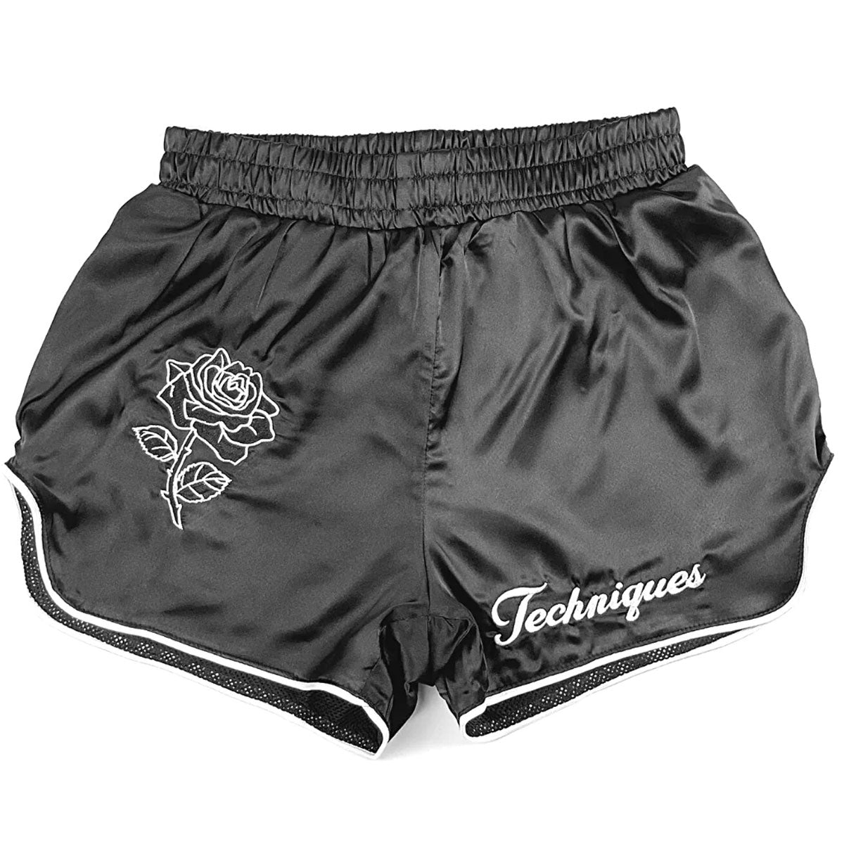 Shorts Muay Thai Style Rosé Black Retro Techniques Canada - S Size