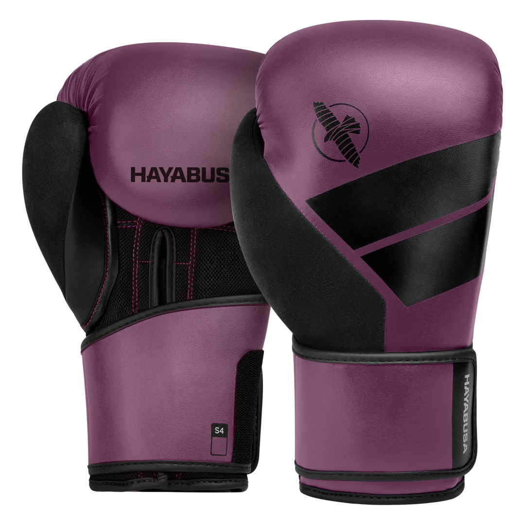 Boxing Gloves Hayabusa S4 Leather Wine - 12 OZ