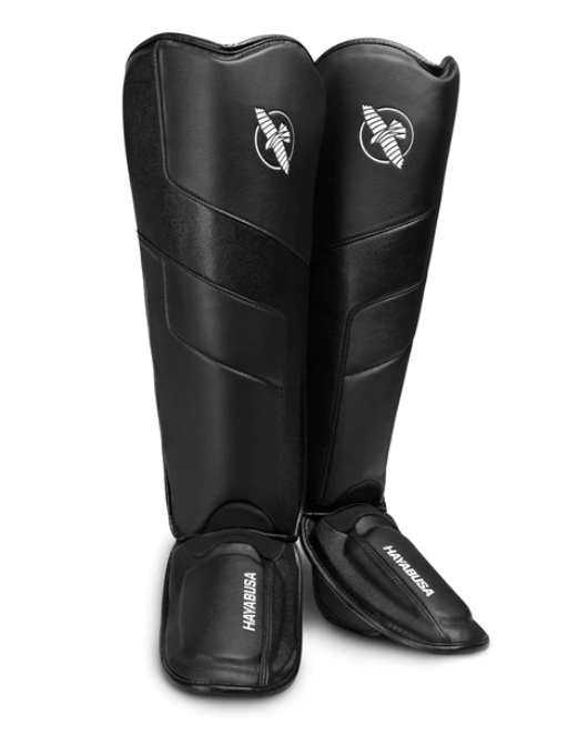 Shin Guards Hayabusa T3 Full Black - L Size
