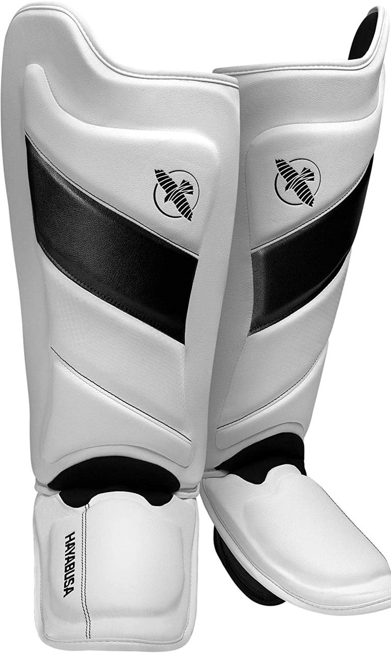 Shin Guards Hayabusa T3 Striking White Black - S Size