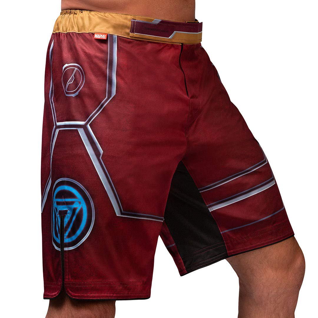 Shorts Boxing Fight Hayabusa Marvel's Iron Man Red - XL Size