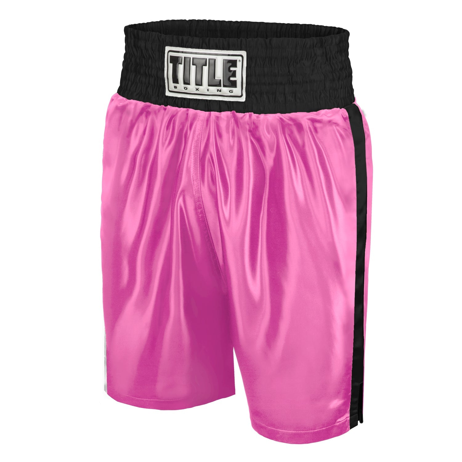 Shorts For Boxing Edge Boxing Trunks Title Pink/Black - YM Size
