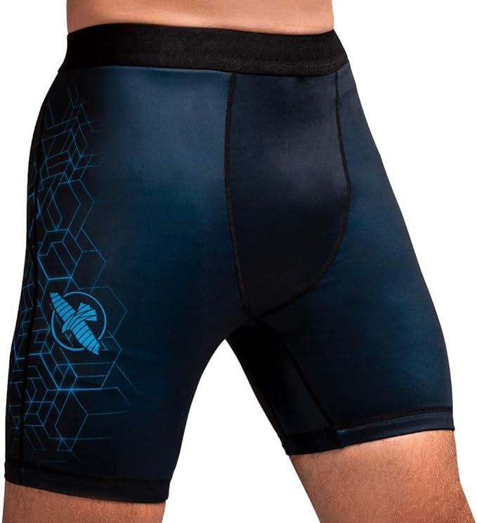 Shorts Geo Vale Tudo Hayabusa Blue - S Size
