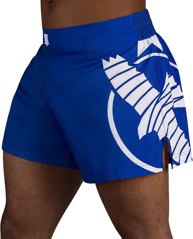 Shorts Kickboxing Hayabusa Icon Blue White - S Size