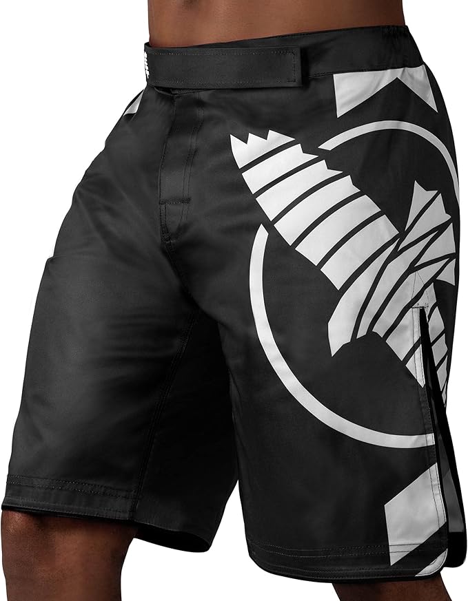 Shorts MMA Hayabusa Icon Black White - S Size