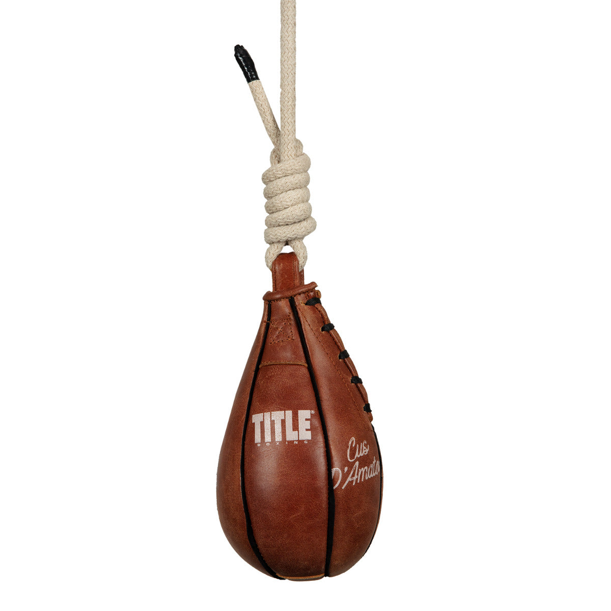 Slipping Bag Boxing Cus D’Amato Genuine Leather Title Brown - One Size