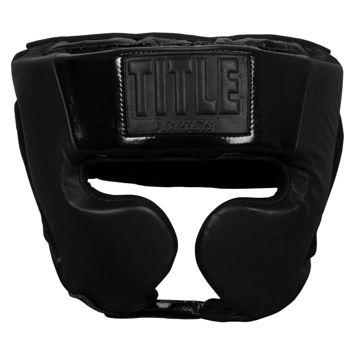 Headgear TITLE Black Training - Regular Size