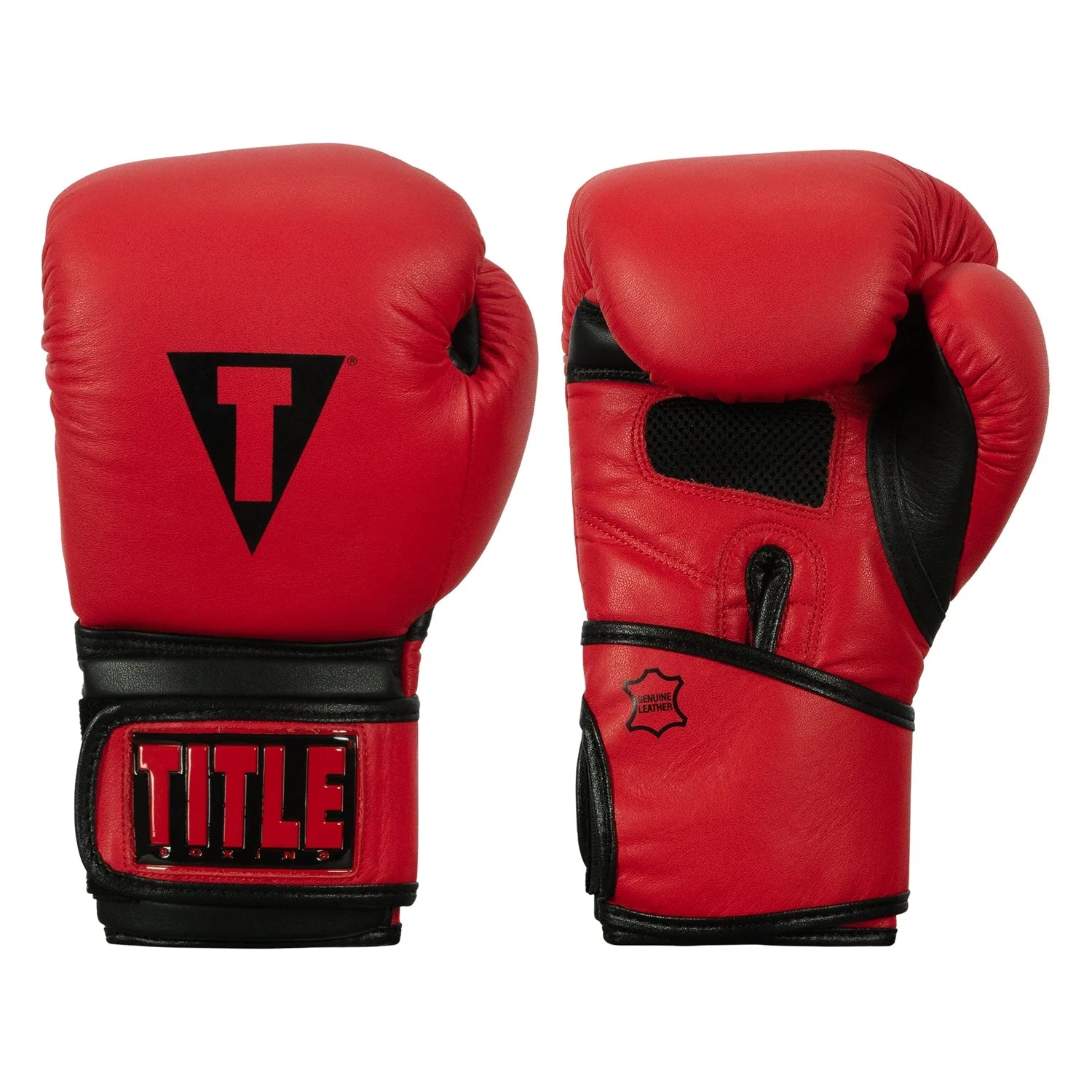 Boxing Gloves Title Dauntless Training Red/Black - 16 OZ