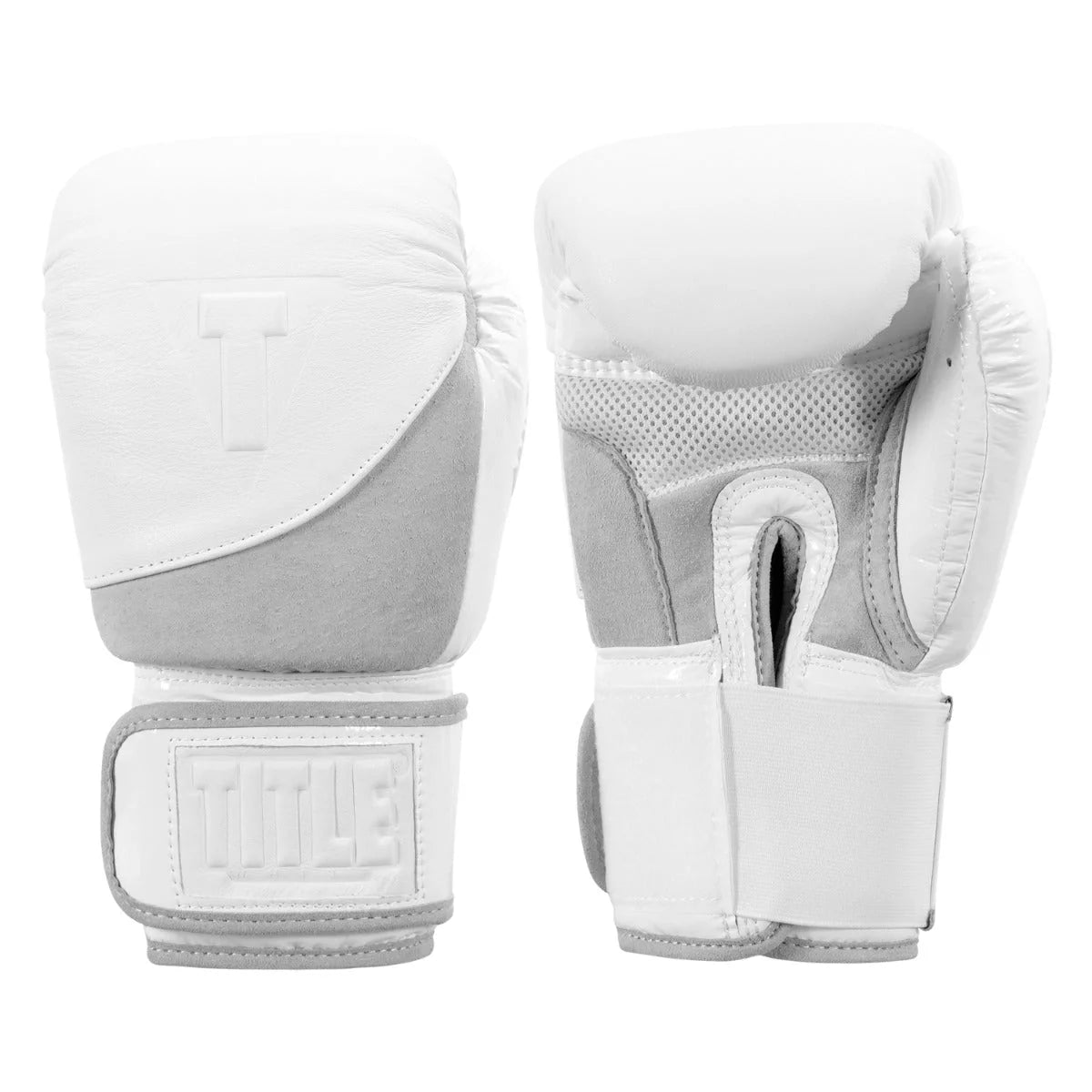 Boxing Gloves TITLE White - 12 OZ