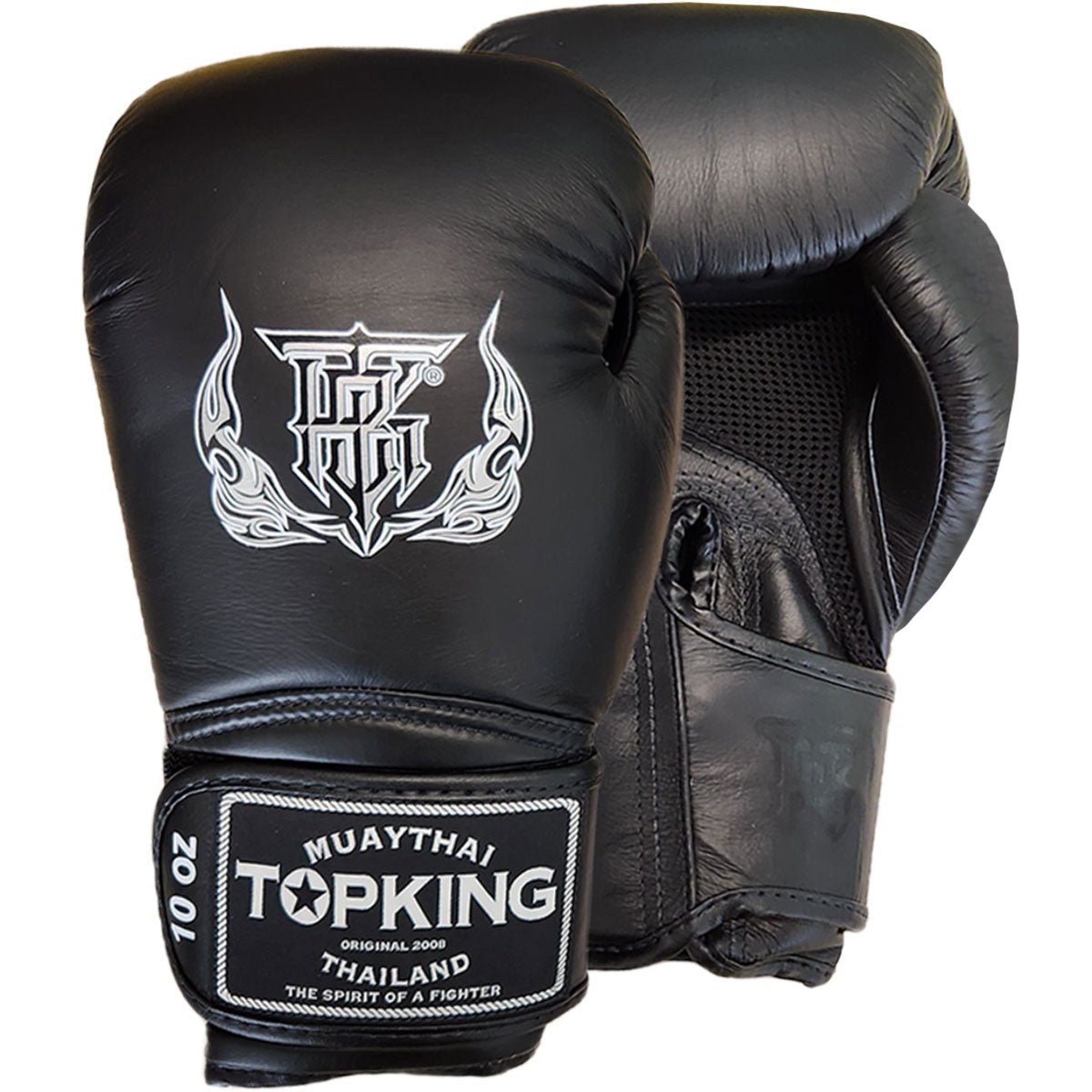 Boxing Gloves Top King TKBGSA Air Black Muay Thai - 10 OZ