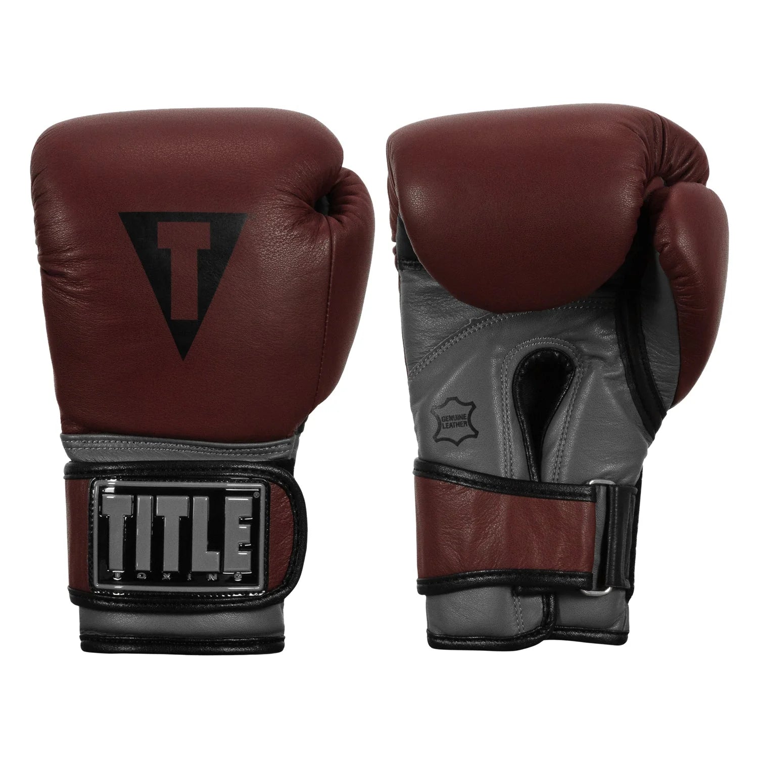 Boxing Gloves Title Gallant Bag Maroon/Black - M Size