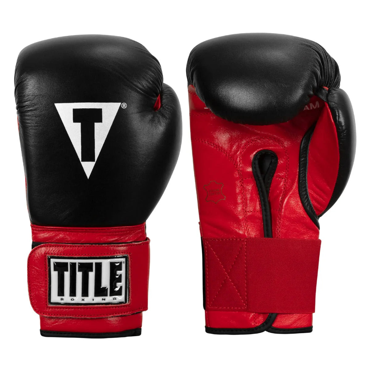 Boxing Gloves Title Infused Foam Youth Training/Sparring Black/Red - XL Size
