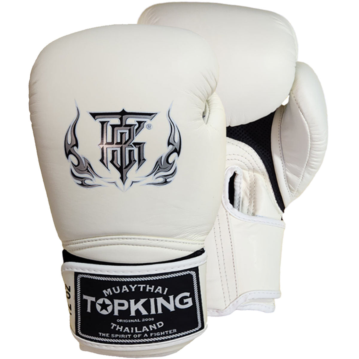 Boxing Gloves Top King TKBGSA Air White Muay Thai - 14 OZ
