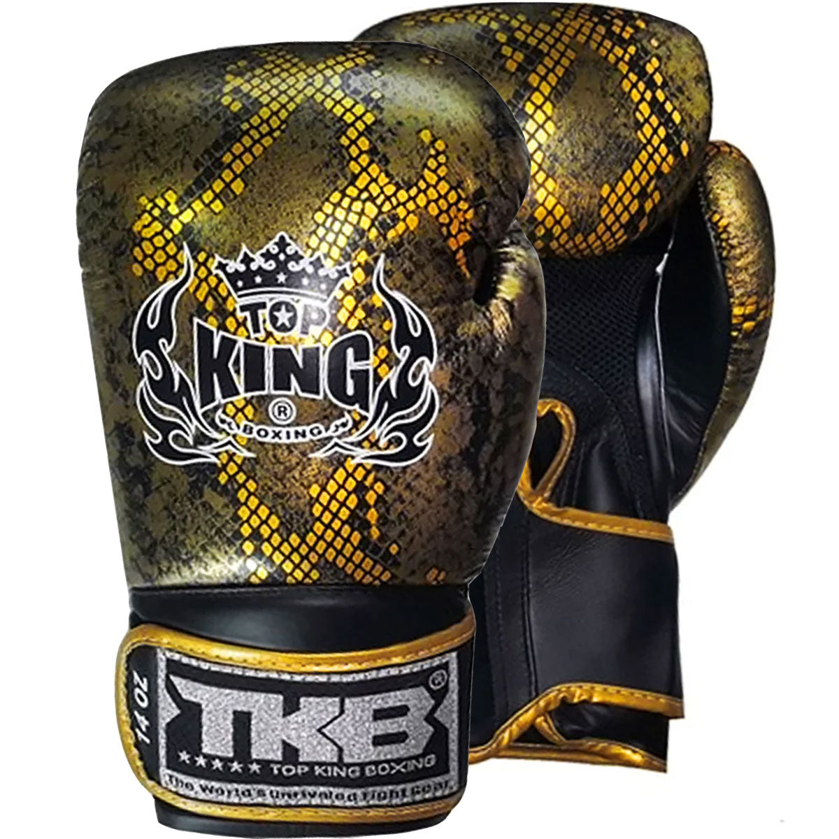 Top King Boxing Gloves TKBGSS-02 Air Black Gold