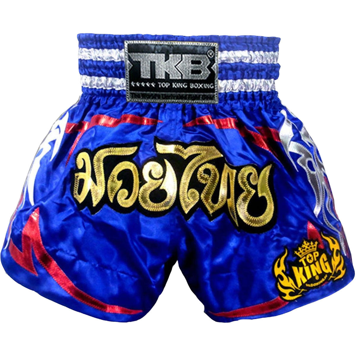 Shorts Martial Arts Top King Boxing TKTBS-080 Blue Chalong Suek - S Size