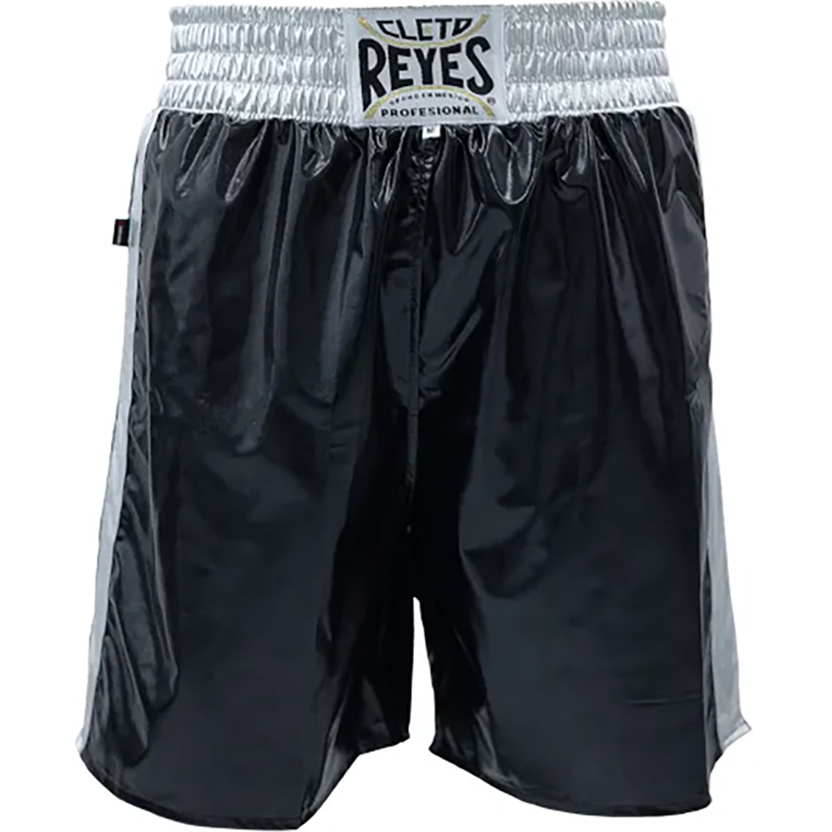 Shorts Boxing Cleto Reyes Metallic Black Silver - L Size
