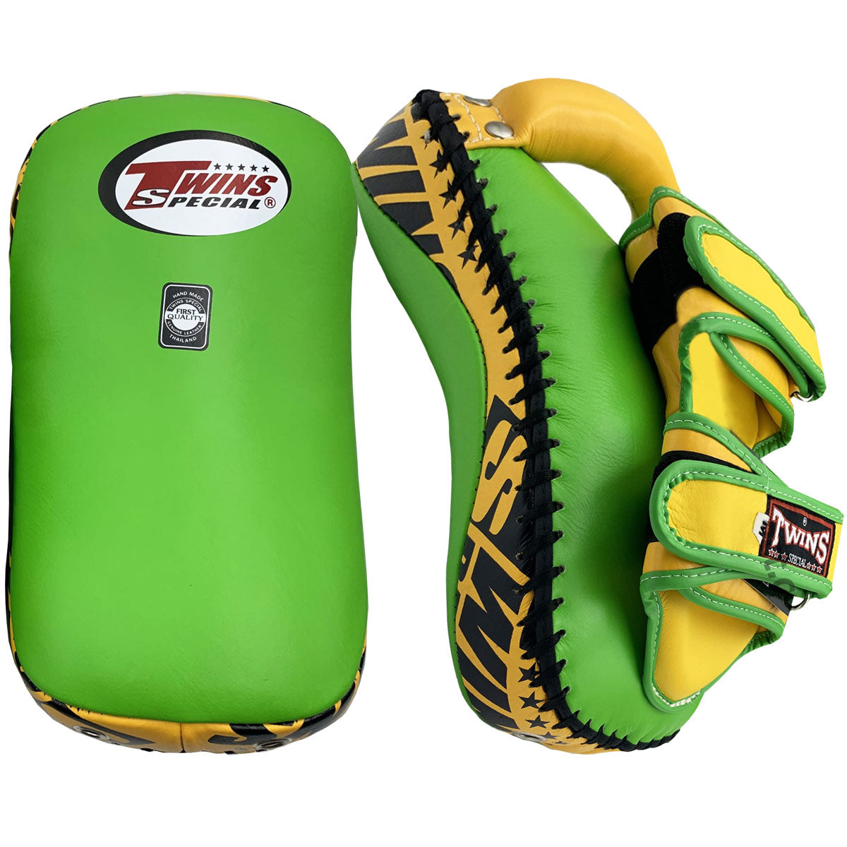 Kicking Pads Twins Special KPL-12 Green Yellow Deluxe - S Size