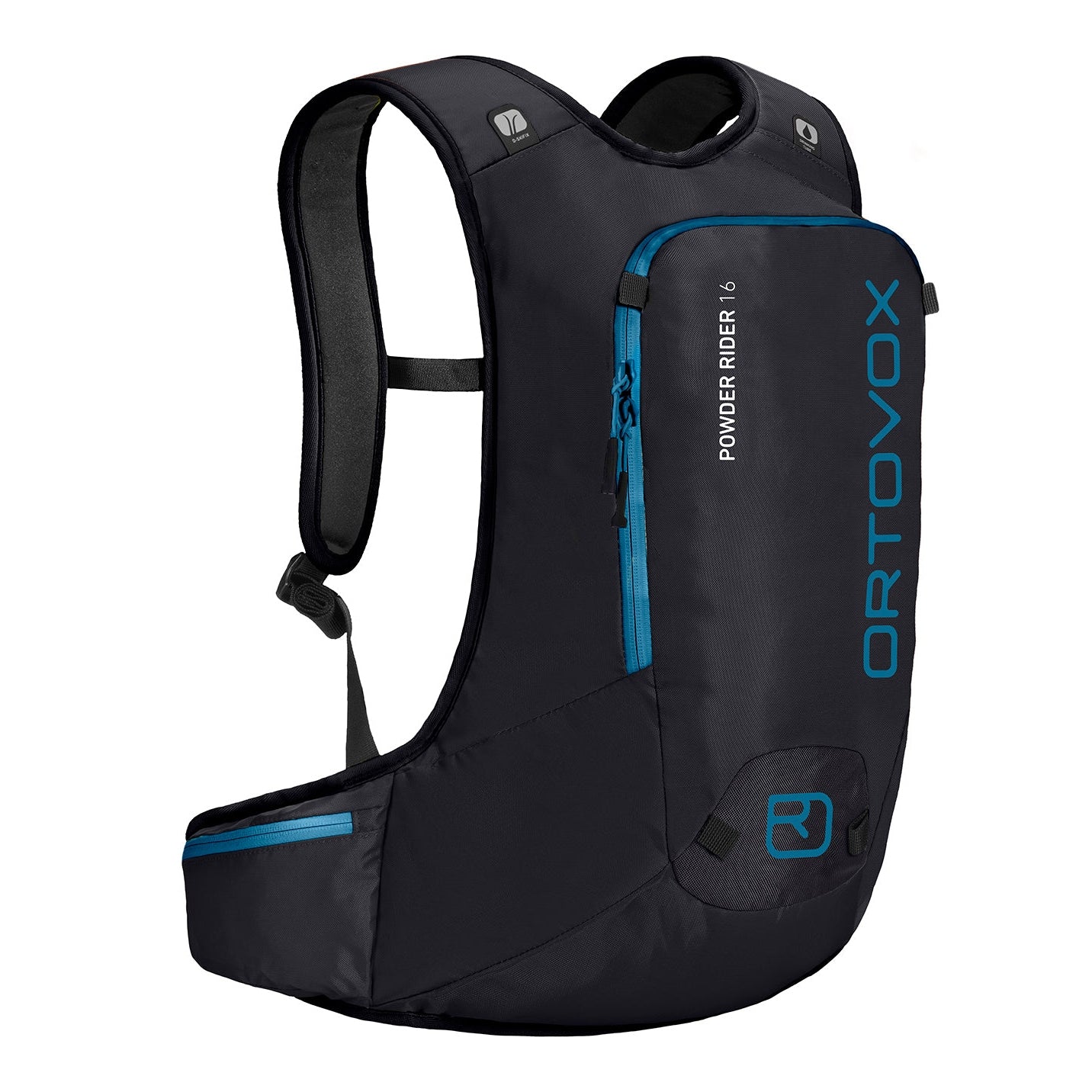 ORTOVOX POWDER RIDER 16 PACK BLACK RAVEN