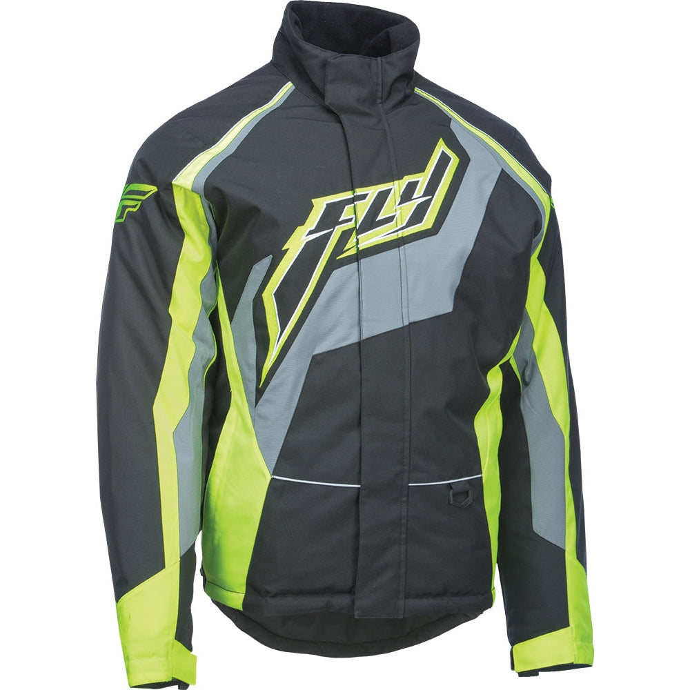 FLY RACING OUTPOST JACKET BLACK/GREY/HI-VIS M