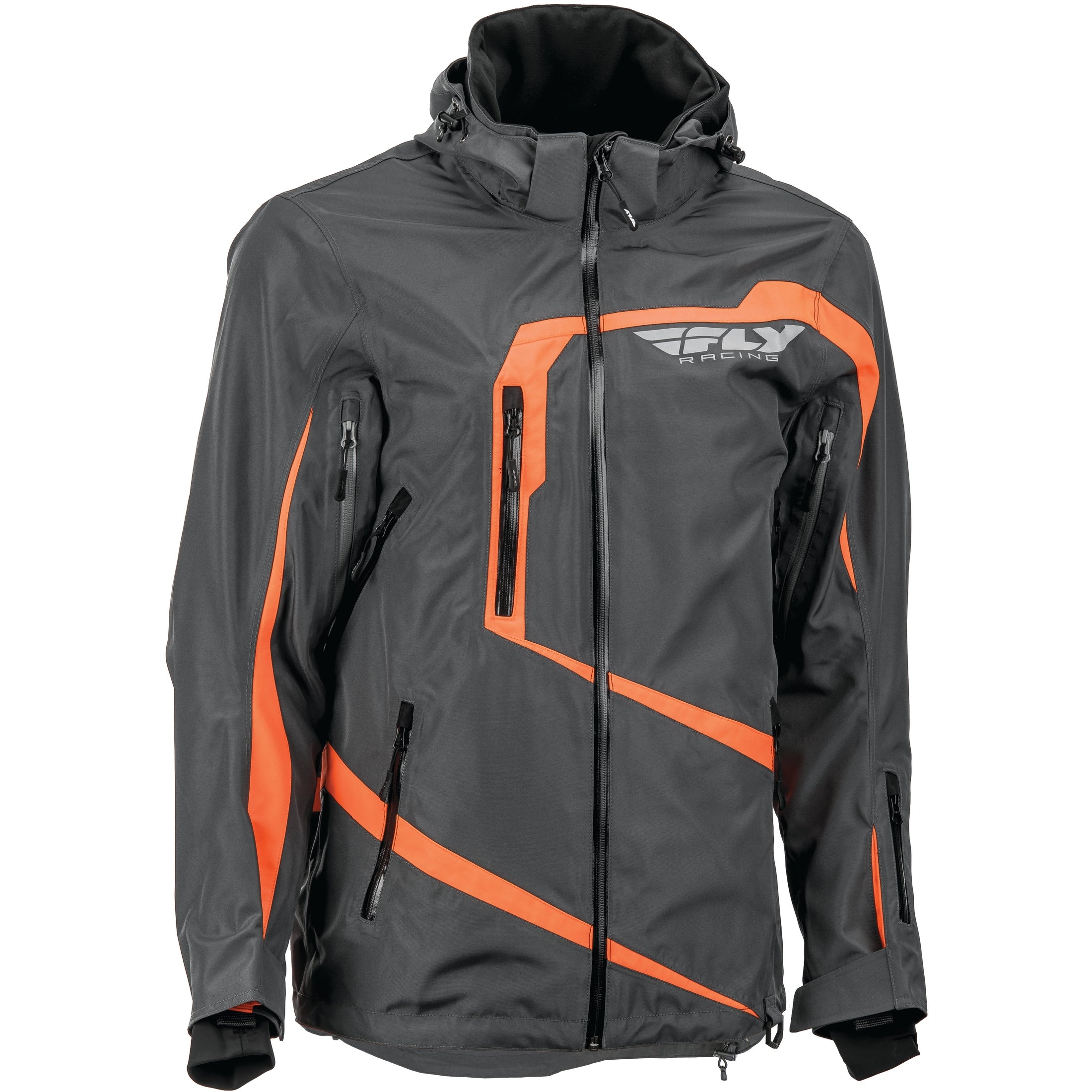 FLY RACING FLY CARBON JACKET GREY/ORANGE 2X