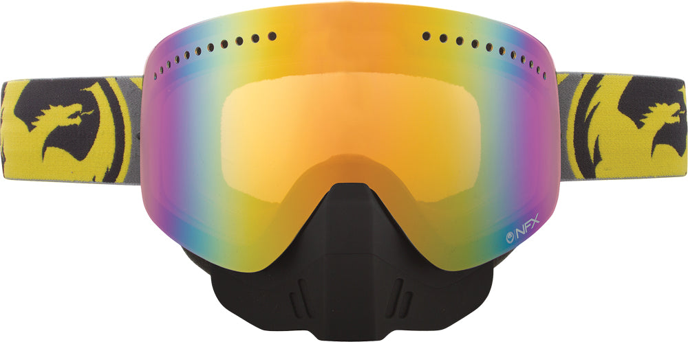 DRAGON NFX SNOW GOGGLE FLAIR W/GOLD ION LENS