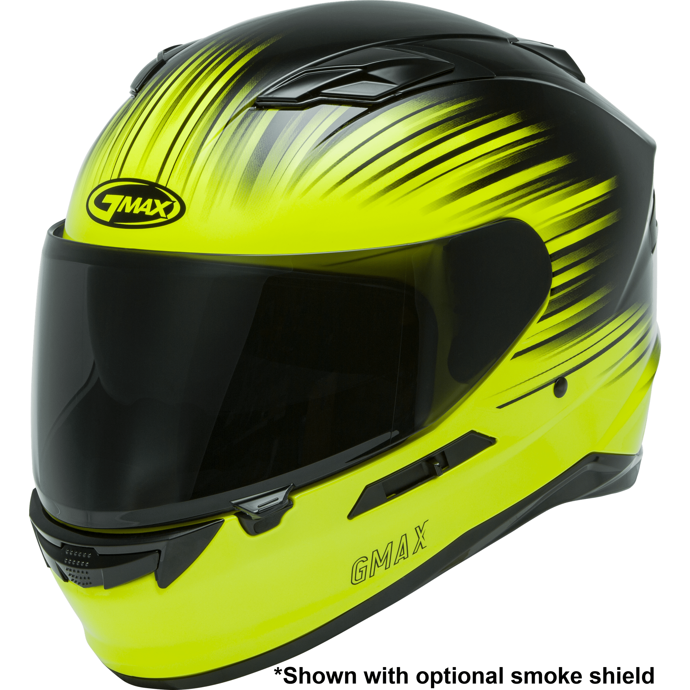 GMAX FF-98 FULL-FACE RELIANCE HELMET HI-VIS/BLACK 2X