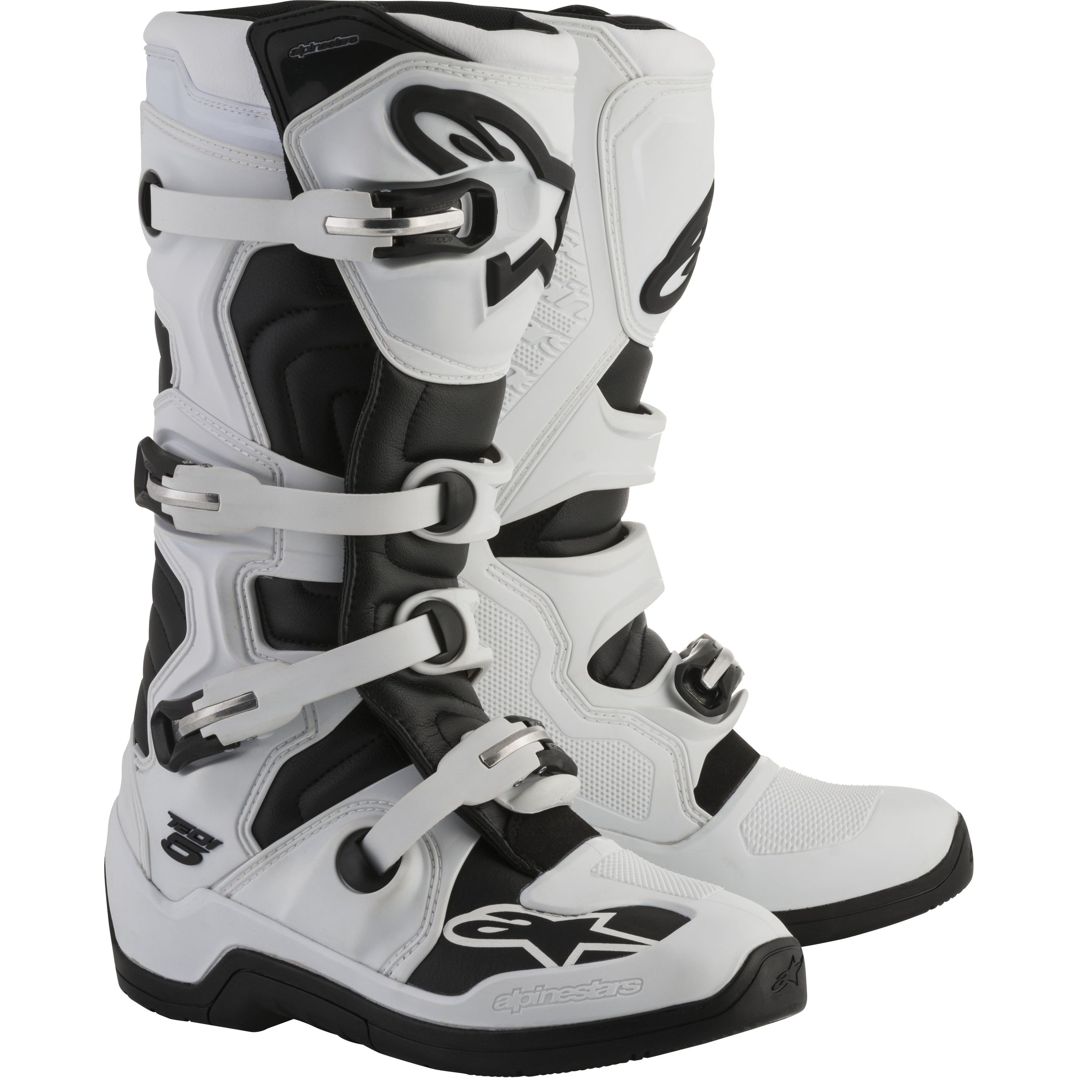 ALPINESTARS TECH 5 BOOTS WHITE/BLACK SZ 09