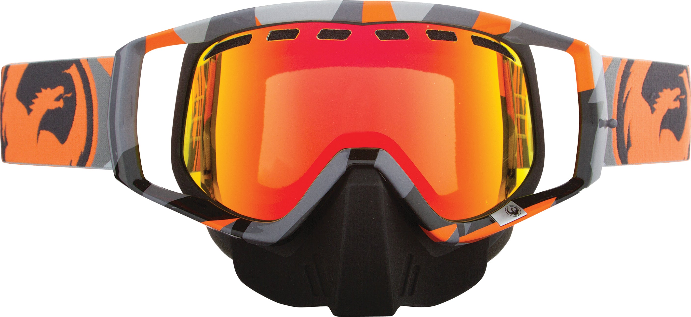 DRAGON VENDETTA SNOW GOGGLE FLAIR W/RED ION LENS