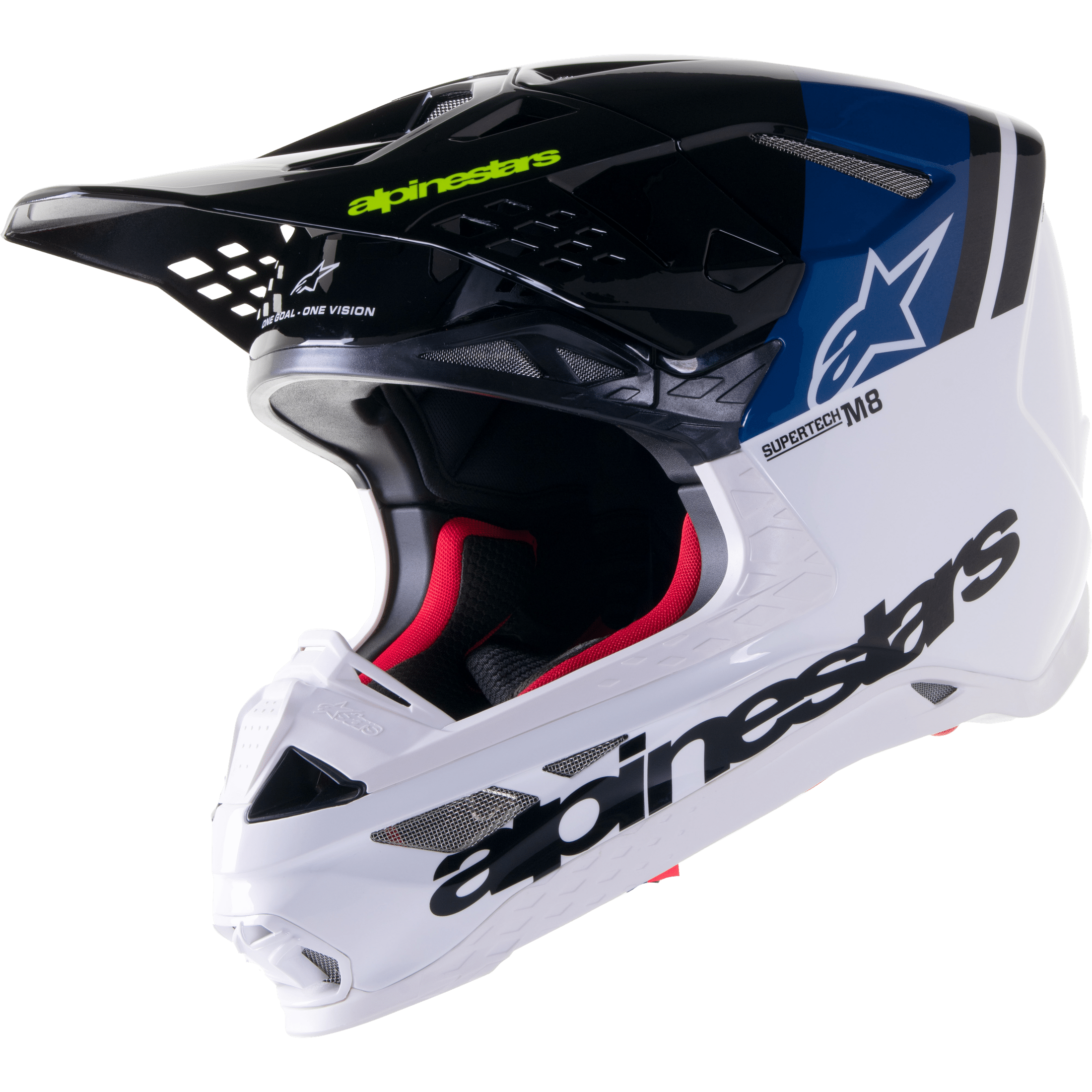 ALPINESTARS S-M8 RADIUM 2 HELMET UCLA BLUE/WHITE LG