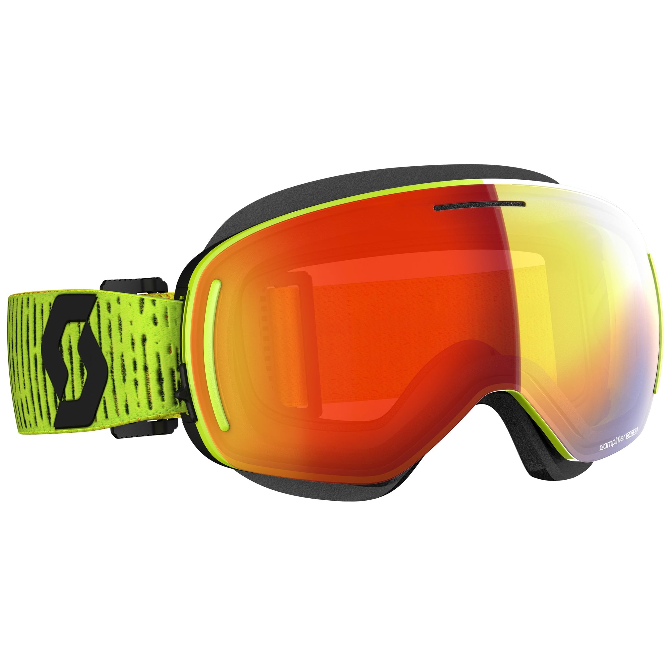 SCOTT LCG EVO SNOWCROSS GOGGLE YELLOW ENHANCER RED CHROME