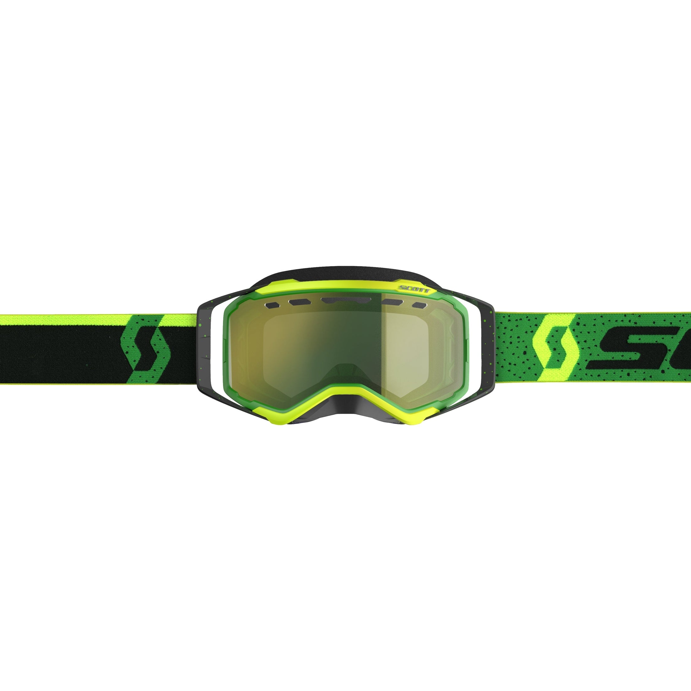 SCOTT GOGGLE PROSPECT SNOW GREEN/BLACK W/YELLOW CHROME