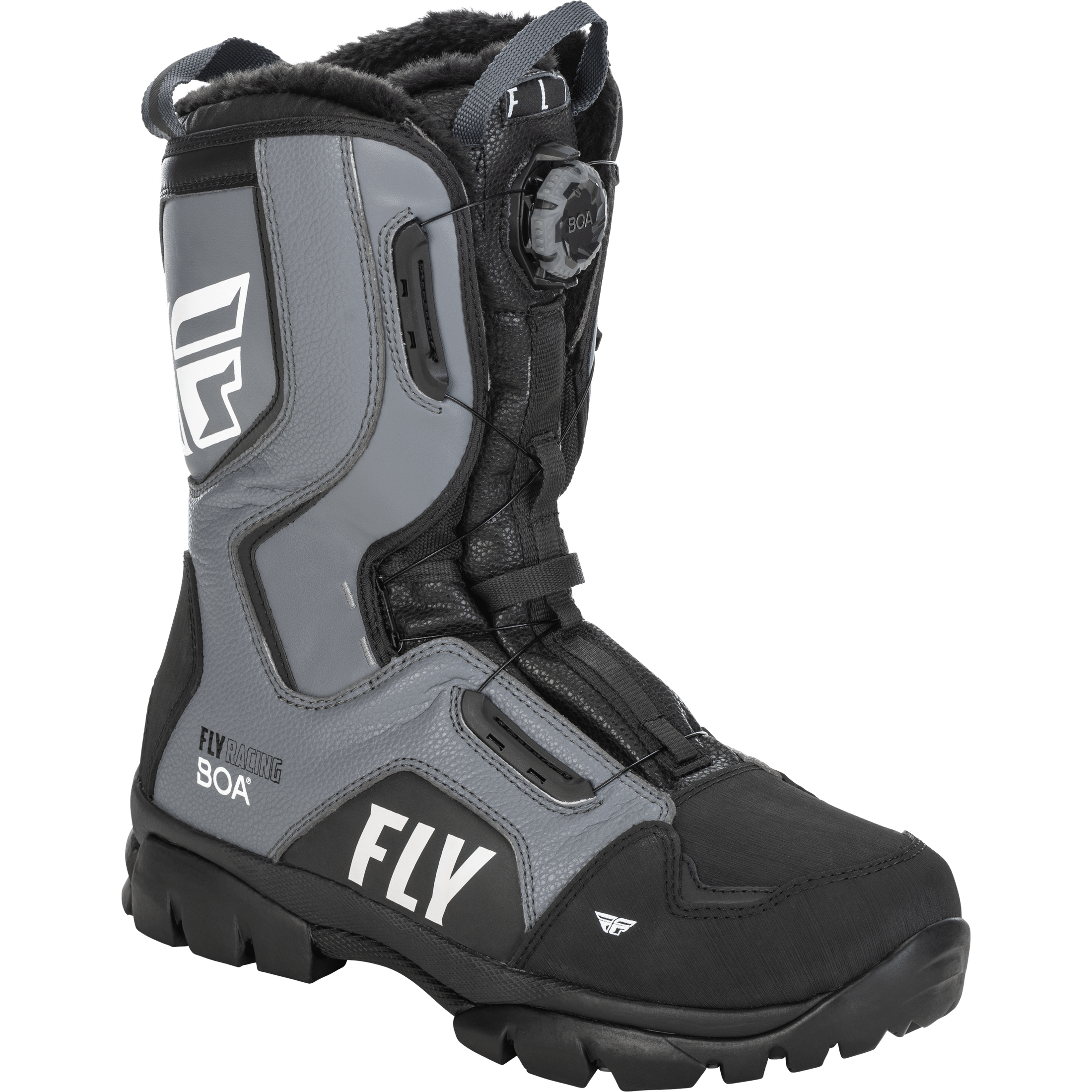 FLY RACING MARKER BOA BOOT BLACK/GREY SZ 11