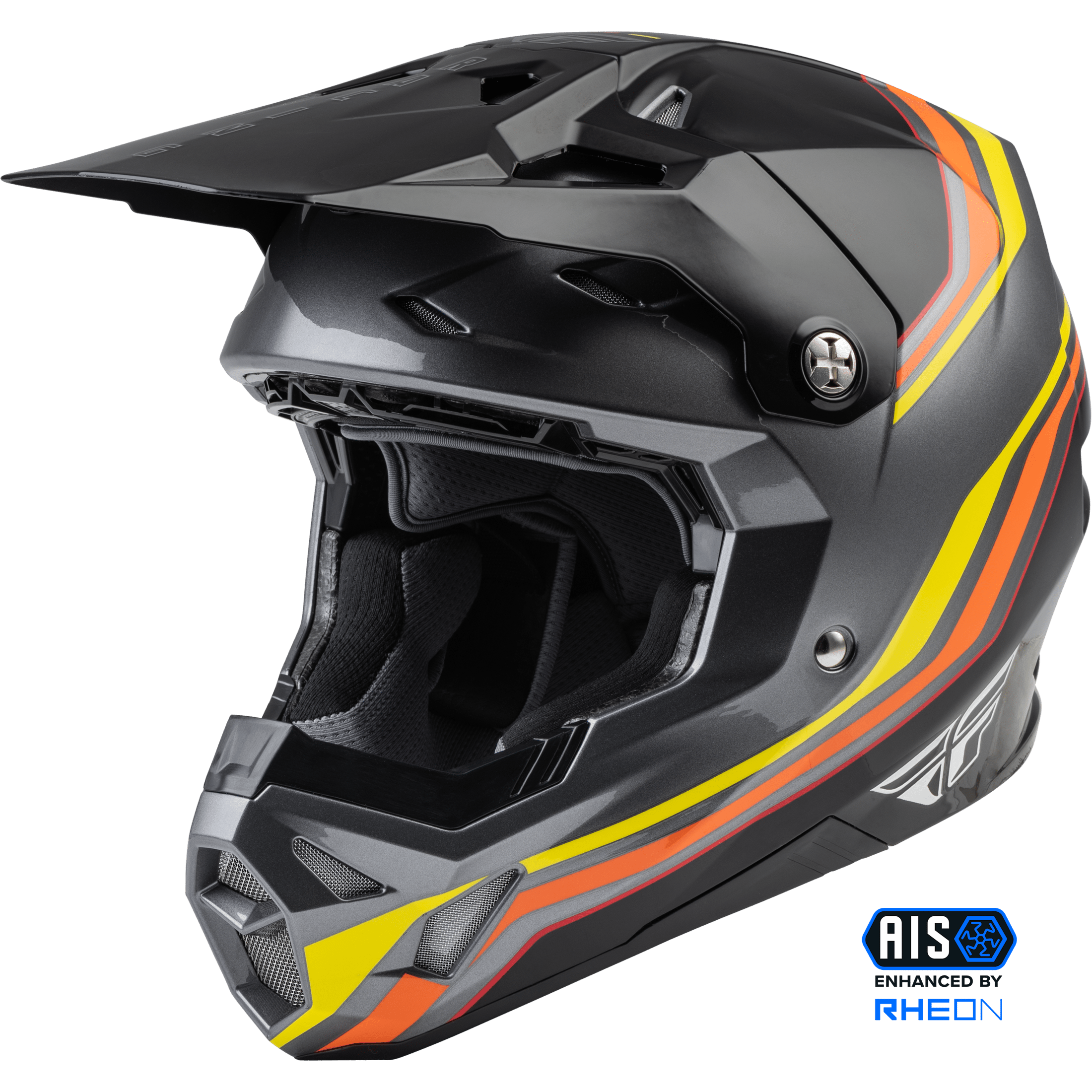FLY RACING FORMULA CP S.E. SPEEDER HELMET BLACK/YELLOW/RED MD