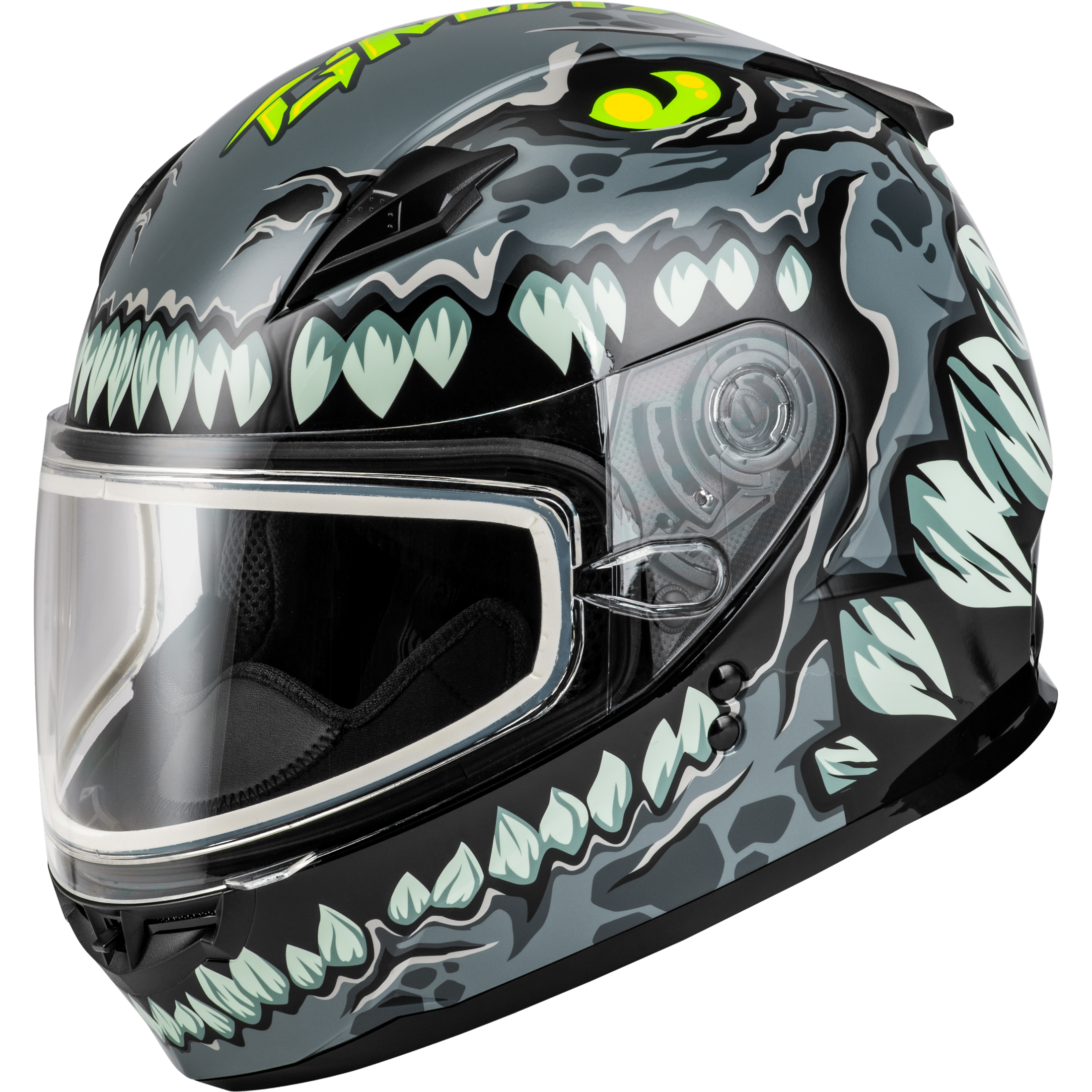 GMAX YOUTH GM-49Y DRAX SNOW HELMET GREY YM