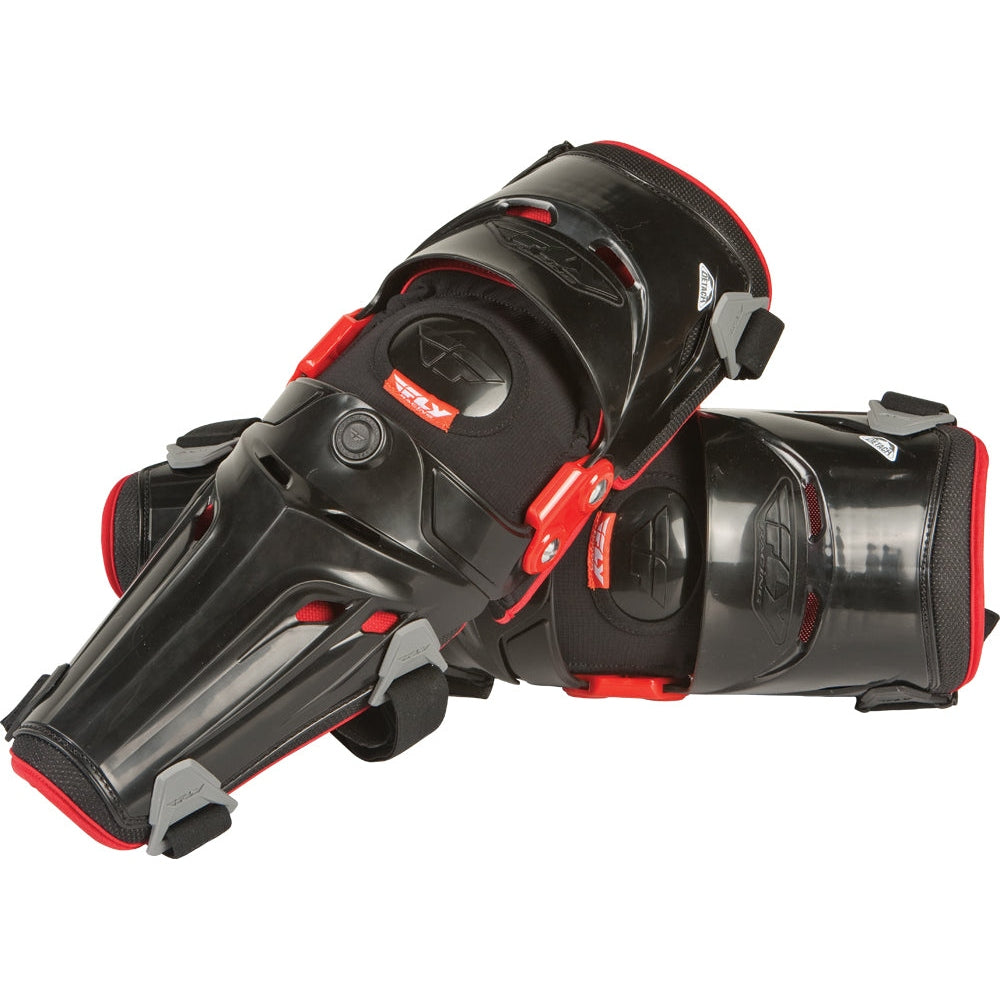 FLY RACING 5 PIVOT KNEE GUARD (BLACK)