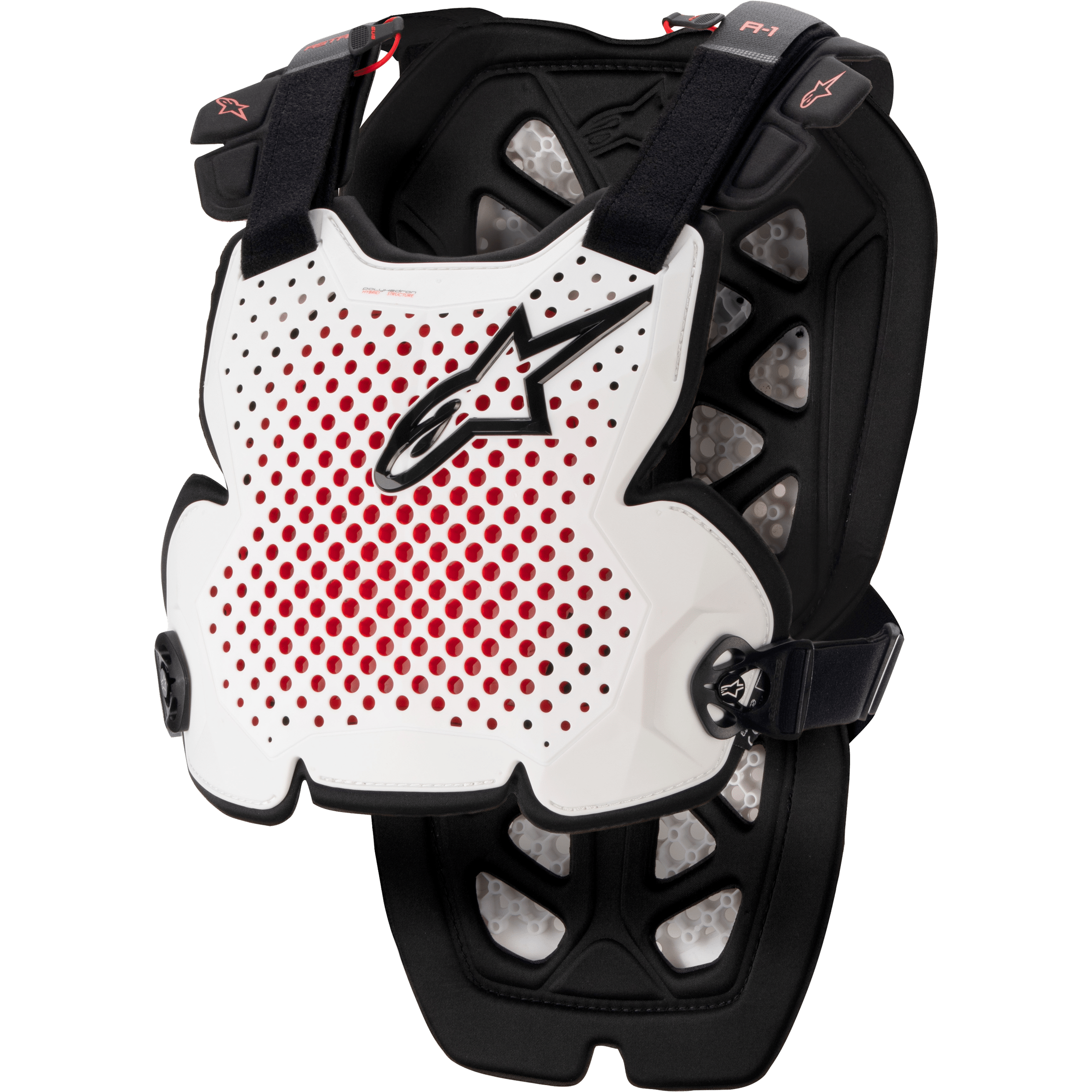 ALPINESTARS A-1 CHEST PROTECTOR WHITE/BLACK/RED XL/2X