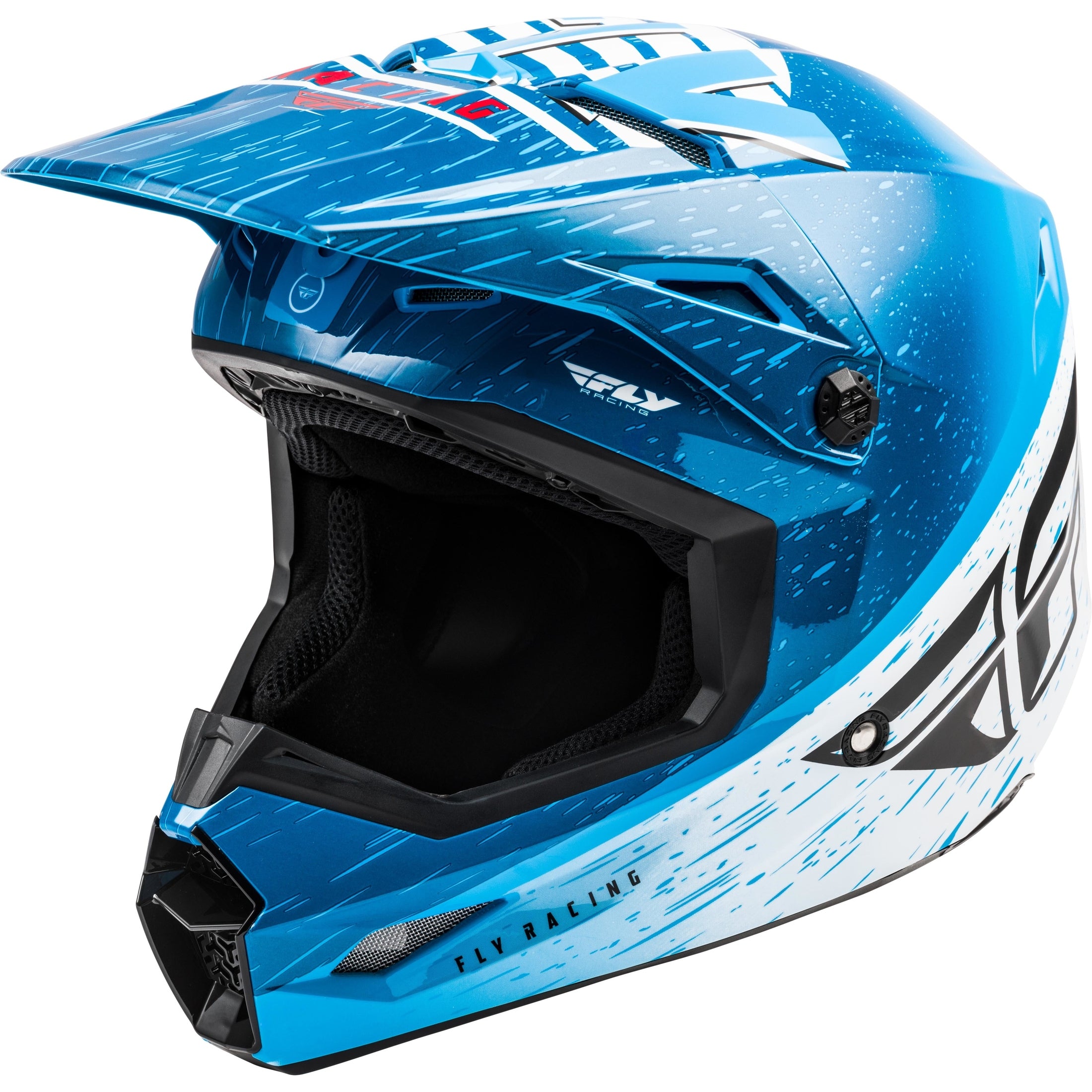 FLY RACING KINETIC K120 HELMET BLUE/WHITE/RED LG